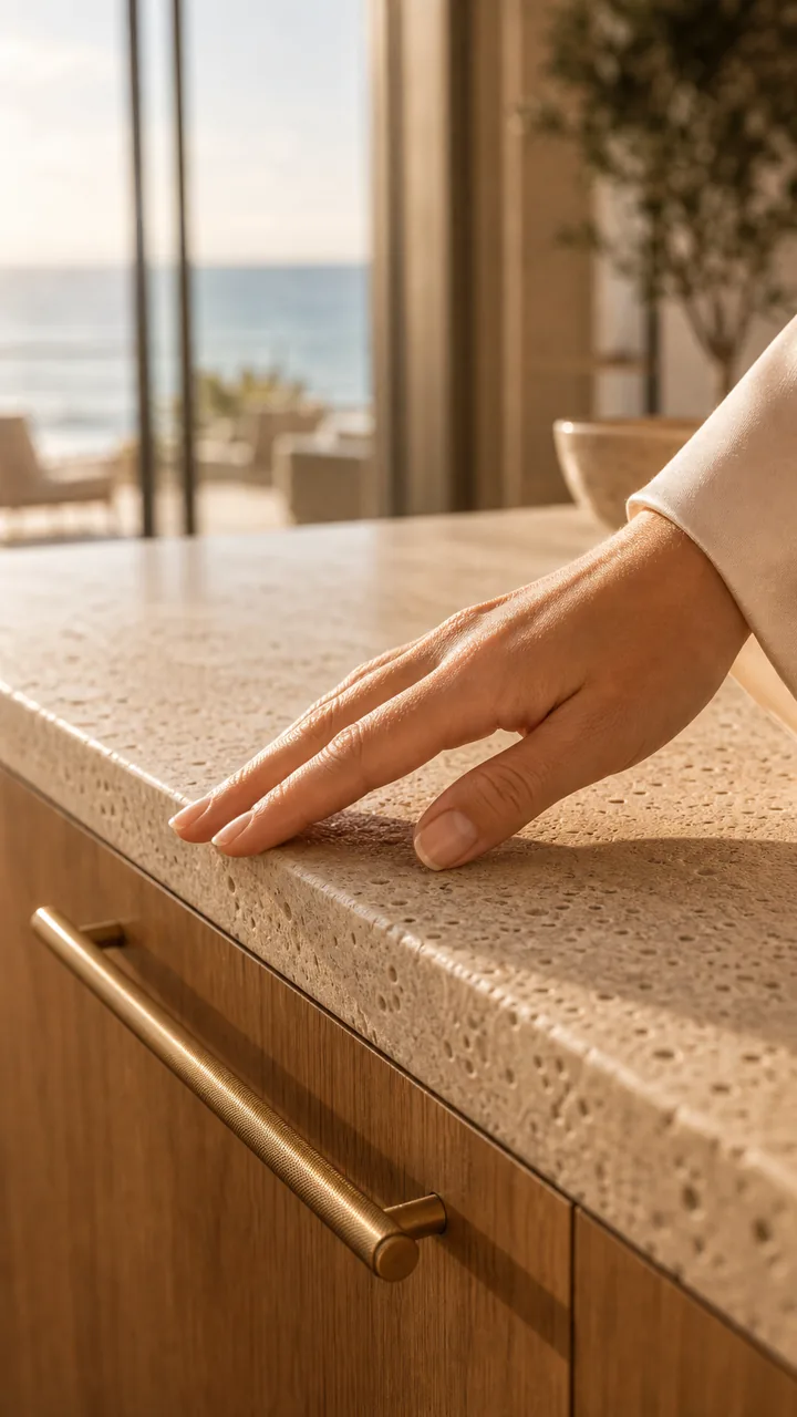 Premium interior material detail